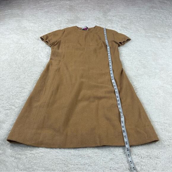 Vintage 60s Carlye union made mod shift dress, SiBonne lining, size 12 - Picture 4 of 15
